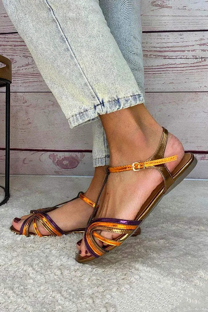 Viviana™ | Sandalen Mediterrane Farben