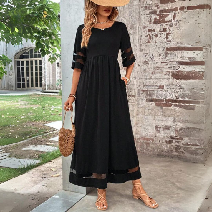 Aubrey™ – Schmeichelhaftes, Bauch-weg Midi-Kleid