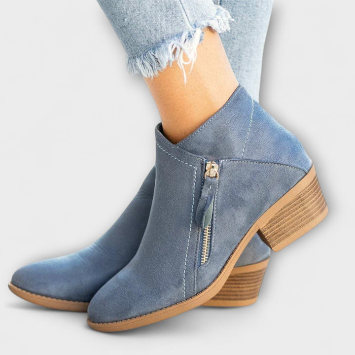 Amanda | Artivole Stiefel mit breitem Absatz