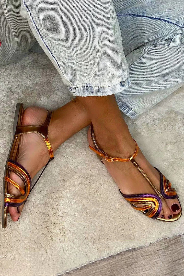 Viviana™ | Sandalen Mediterrane Farben