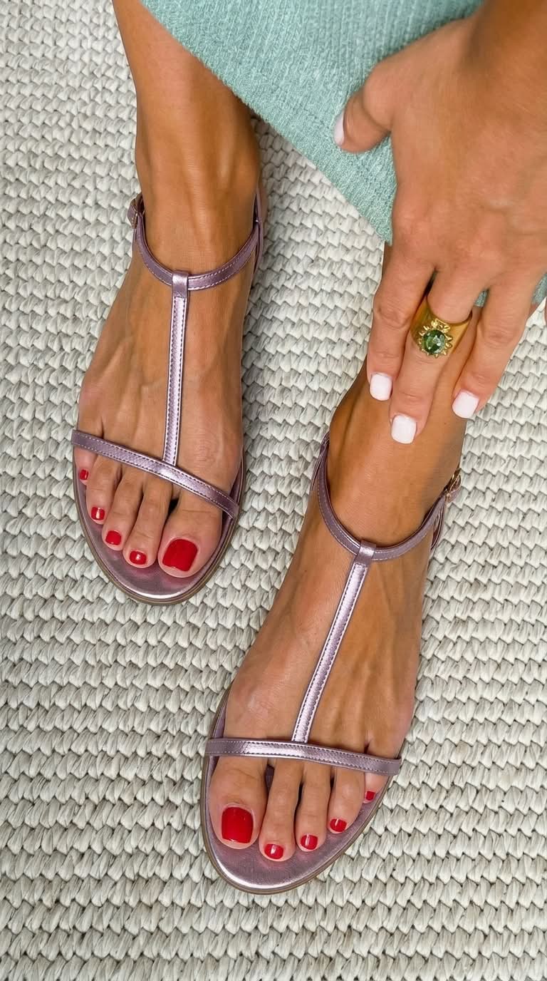 Bianca™| Goldene Sandalen Sommer
