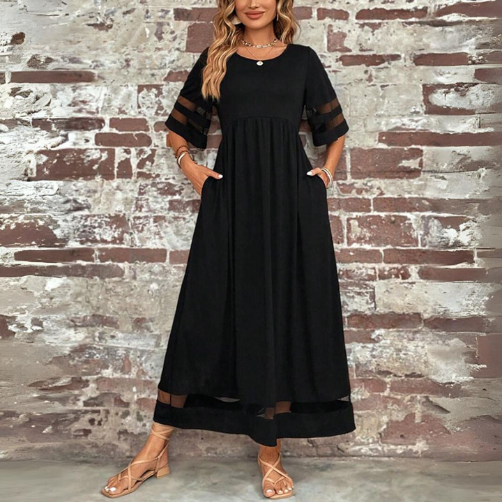 Aubrey™ – Schmeichelhaftes, Bauch-weg Midi-Kleid