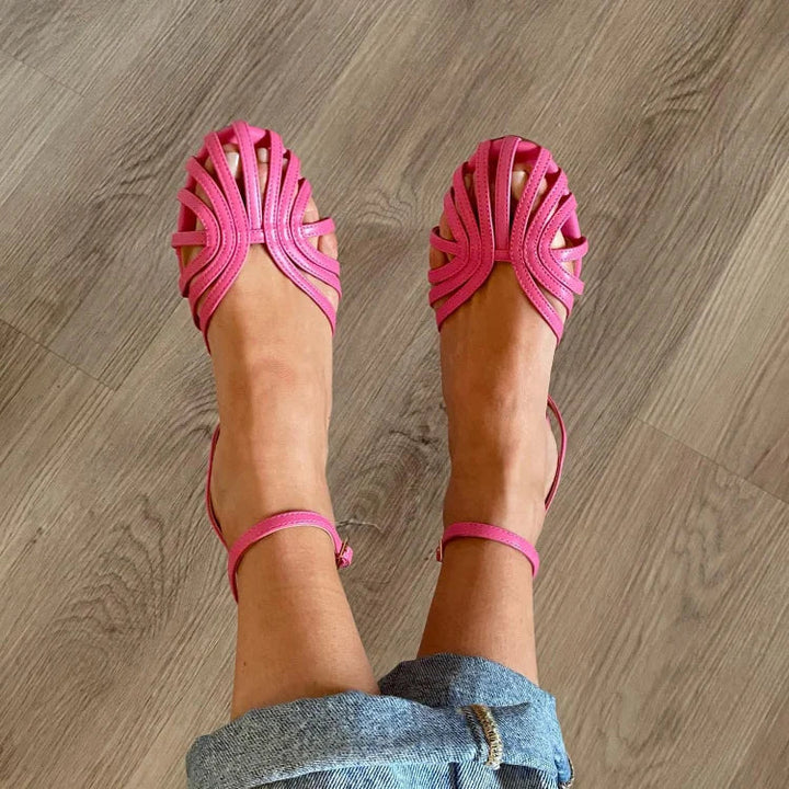 Vittoria™ | Goldene Bijou Sandalen
