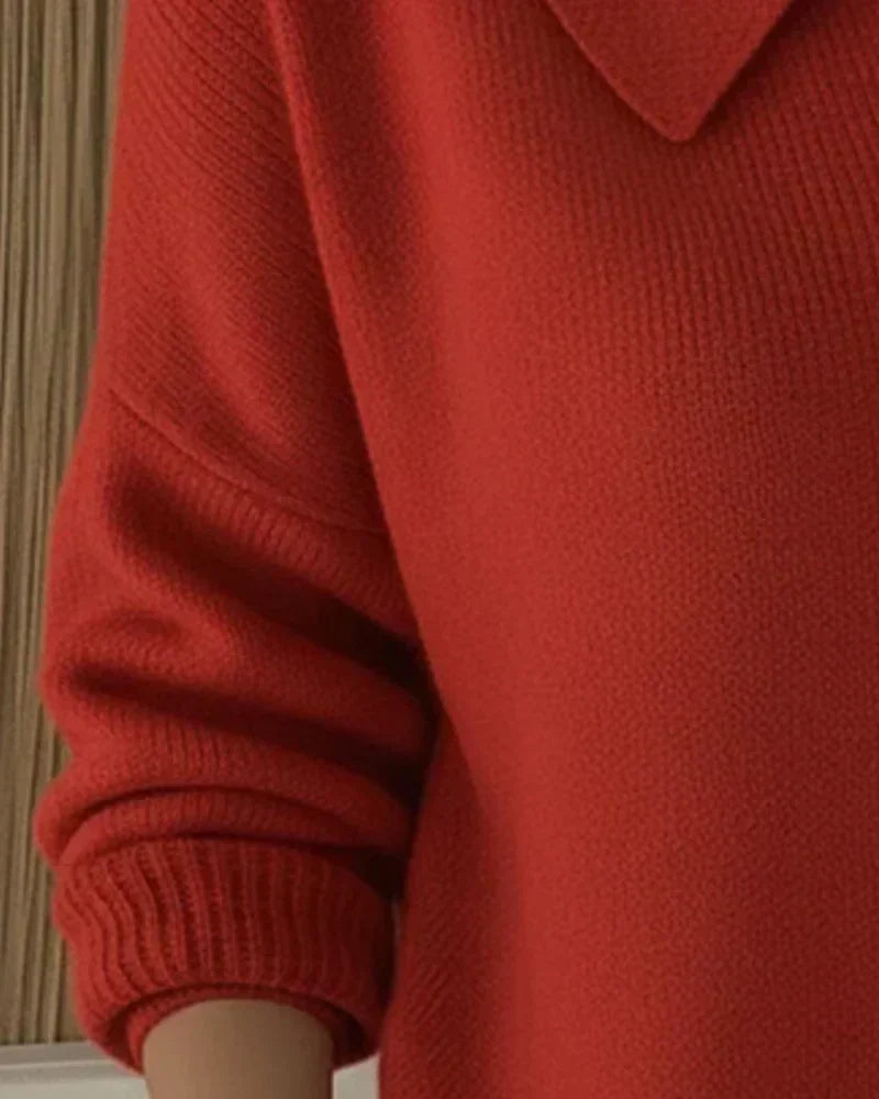 Hannelore | Strickjacke mit Kragen und Knopfleiste