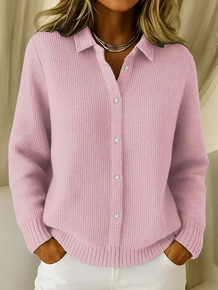 Katharina | Strukturierter Strickcardigan mit Knöpfen