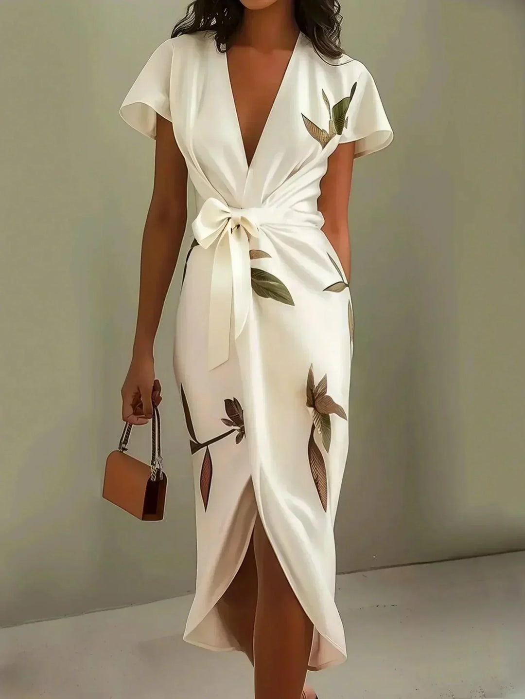 Amelia | Elegantes Floral-Wickelkleid