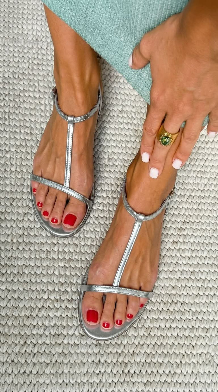 Bianca™| Goldene Sandalen Sommer