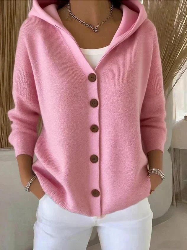 Heidi | Strickjacke mit Kapuze