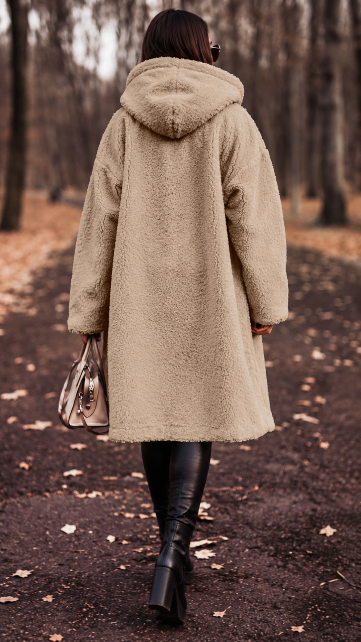 Jodie Gemütlicher Wollmantel | Damen Wintermäntel