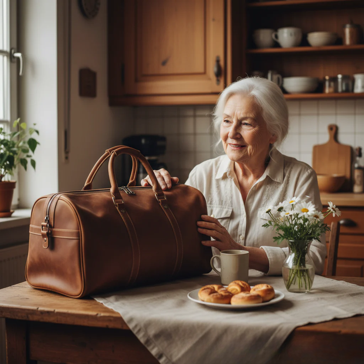 Marion | Callahan Leder-Reisetasche