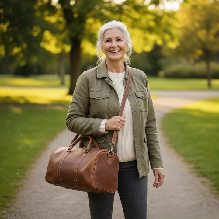 Marion | Callahan Leder-Reisetasche