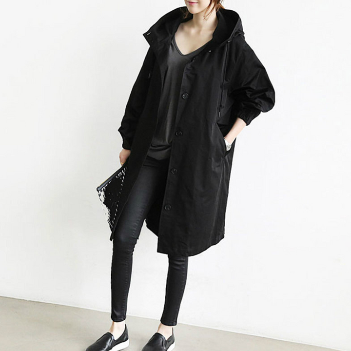 Kimberly Kapuzen-Trenchcoat | Damen Lange Oberbekleidung