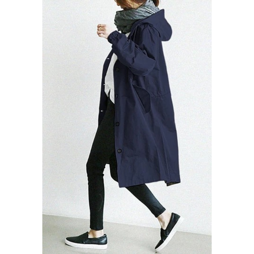 Kimberly Kapuzen-Trenchcoat | Damen Lange Oberbekleidung