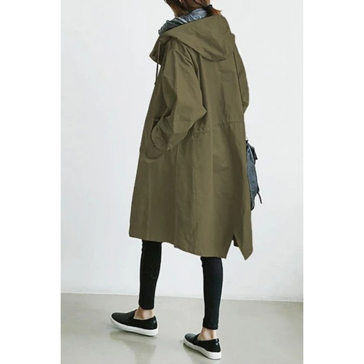 Kimberly Kapuzen-Trenchcoat | Damen Lange Oberbekleidung