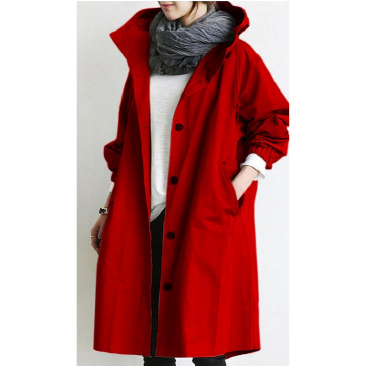 Kimberly Kapuzen-Trenchcoat | Damen Lange Oberbekleidung