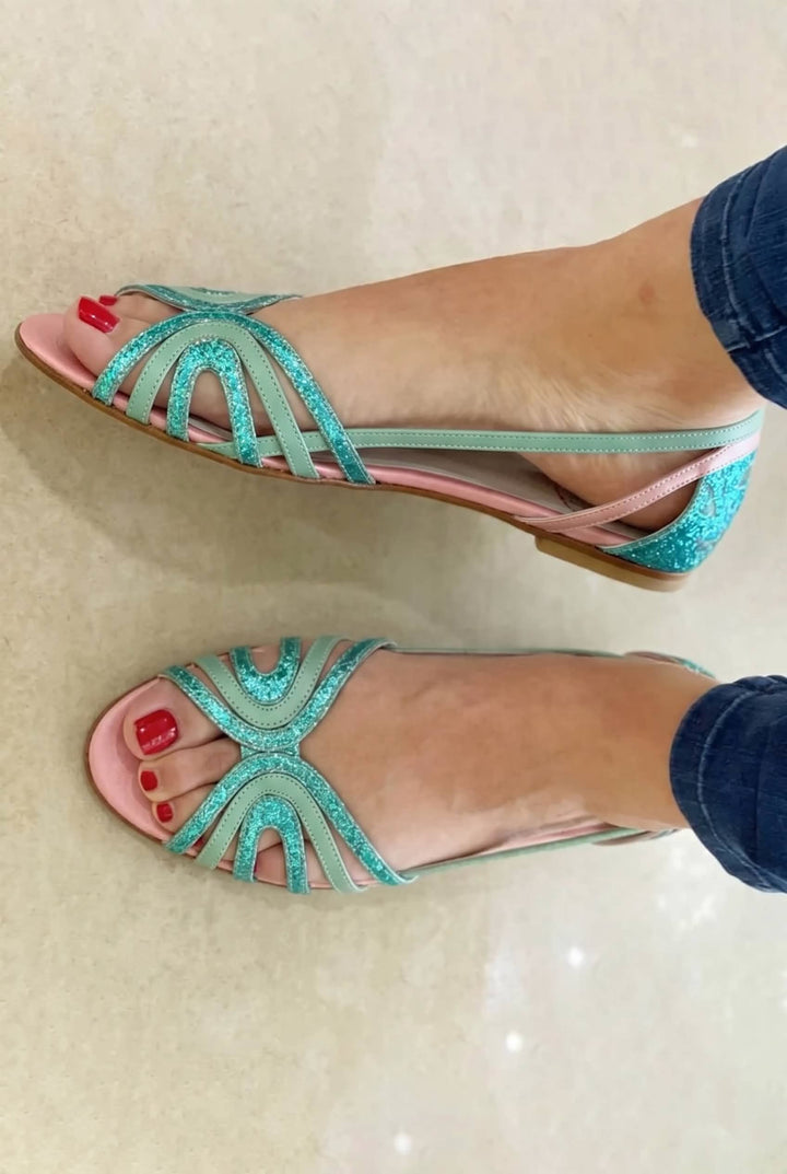 Éléonore™ | Goldene Sandalen Sommerlicht