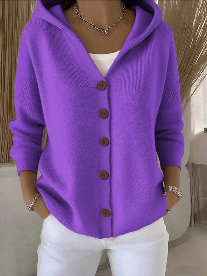 Heidi | Strickjacke mit Kapuze
