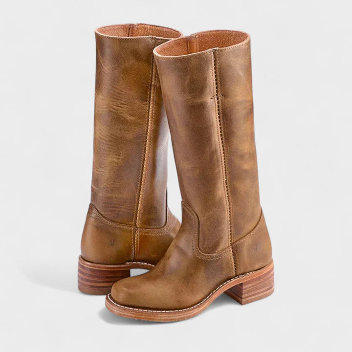 Klára - Klassische Reitstiefel mit hohem Schaft