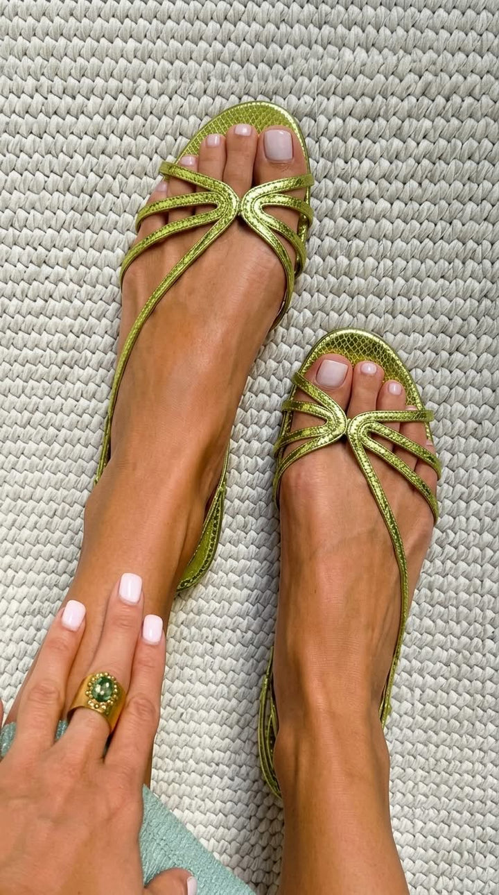 Camille™ | Goldene Sandalen, Eleganz für den Sommer