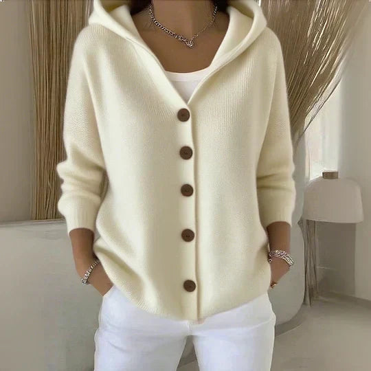 Heidi | Strickjacke mit Kapuze