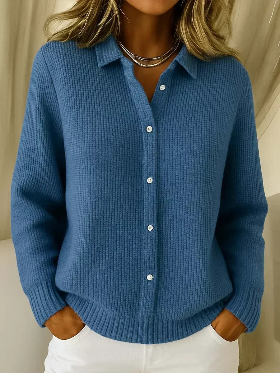 Katharina | Strukturierter Strickcardigan mit Knöpfen