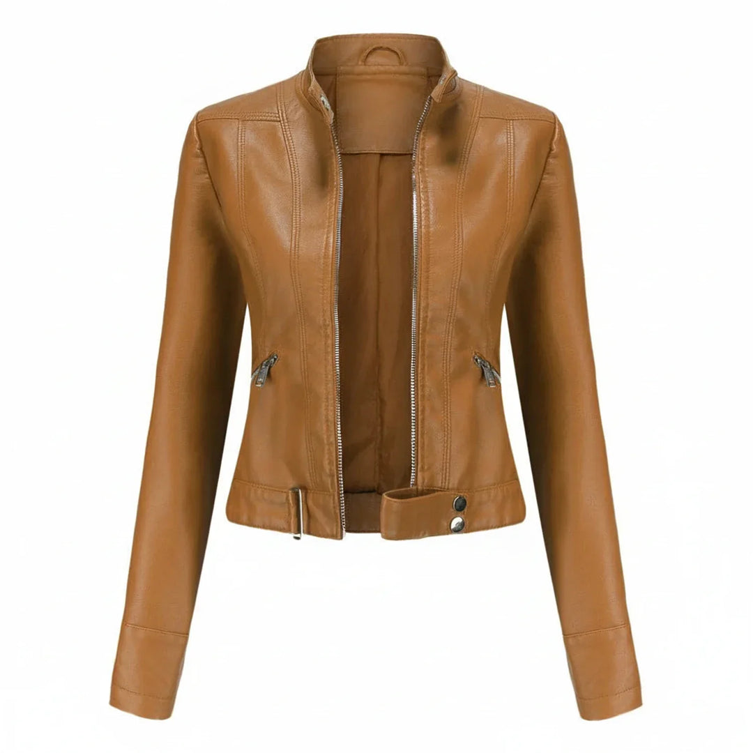 Damen Slim Fit Bikerjacke